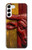 S4098 Span Bull Carved Artwork Case For Samsung Galaxy S23 Plus