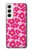 S4097 Pink Floral Seamless Pattern Design Case For Samsung Galaxy S22