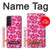 S4097 Pink Floral Seamless Pattern Design Case For Samsung Galaxy S22 Plus