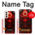 S4099 Mystic Red Demon Illustration Case For Samsung Galaxy S21 5G