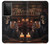 S4102 Vintage Skull Tavern Artwork Case For Samsung Galaxy S21 Ultra 5G