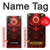 S4099 Mystic Red Demon Illustration Case For Samsung Galaxy Note 10 Plus