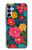 S4105 Vibrant Colorful Floral Pattern Case For Samsung Galaxy A15 5G