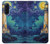 S4092 Moonlit Lighthouse Coastal Painting Case For Samsung Galaxy A17