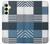 S4082 Modern Geometric Patchwork Pattern Case For Samsung Galaxy A25 5G