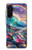 S4084 Rainbow Ocean Wave Fantasy Case For Samsung Galaxy A26