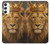 S4093 Royal Lion Portrait Artwork Case For Samsung Galaxy A34 5G