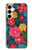 S4105 Vibrant Colorful Floral Pattern Case For Samsung Galaxy A35 5G