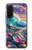 S4084 Rainbow Ocean Wave Fantasy Case For Samsung Galaxy A36