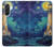 S4092 Moonlit Lighthouse Coastal Painting Case For Samsung Galaxy A36
