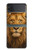 S4093 Royal Lion Portrait Artwork Case For Samsung Galaxy Z Flip 3 5G