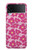 S4097 Pink Floral Seamless Pattern Design Case For Samsung Galaxy Z Flip 3 5G
