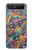 S4085 Cosmic Spaceship Psychedelic Art Case For Samsung Galaxy Z Flip 5G