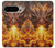 S4090 Epic Fire Dragon Fantasy Illustration Case For Google Pixel 9 Pro