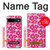 S4097 Pink Floral Seamless Pattern Design Case For Google Pixel 8a