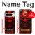 S4099 Mystic Red Demon Illustration Case For Google Pixel 8 pro