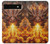 S4090 Epic Fire Dragon Fantasy Illustration Case For Google Pixel 6a