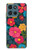 S4105 Vibrant Colorful Floral Pattern Case For Motorola Moto G (2026), G Play (2026)
