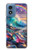 S4084 Rainbow Ocean Wave Fantasy Case For Motorola Moto G Play 4G (2024)