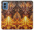 S4090 Epic Fire Dragon Fantasy Illustration Case For Motorola Moto G Play 4G (2024)
