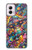 S4085 Cosmic Spaceship Psychedelic Art Case For Motorola Moto G Power 5G (2024)
