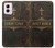 S4109 Vintage Antique Bible Book Cover Art Case For Motorola Moto G Power 5G (2024)