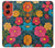 S4105 Vibrant Colorful Floral Pattern Case For Motorola Moto G Stylus 5G (2024)