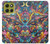 S4085 Cosmic Spaceship Psychedelic Art Case For Motorola Moto G86