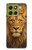 S4093 Royal Lion Portrait Artwork Case For Motorola Moto G86
