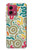 S4078 Abstract Colorful Doodle Pattern Case For Motorola Moto G84