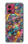S4085 Cosmic Spaceship Psychedelic Art Case For Motorola Moto G84