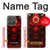 S4099 Mystic Red Demon Illustration Case For Motorola Edge (2025)