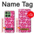S4097 Pink Floral Seamless Pattern Design Case For Motorola Edge 60