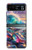 S4084 Rainbow Ocean Wave Fantasy Case For Motorola Razr 40