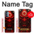 S4099 Mystic Red Demon Illustration Case For OnePlus Nord N200 5G