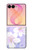 S2361 Purple White Flowers Case For Samsung Galaxy Z Flip 8