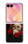 S3753 Dark Gothic Goth Skull Roses Case For Samsung Galaxy Z Flip 8
