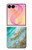 S3920 Abstract Ocean Blue Color Mixed Emerald Case For Samsung Galaxy Z Flip 8