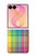 S3942 LGBTQ Rainbow Plaid Tartan Case For Samsung Galaxy Z Flip 8