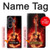 S0415 Fire Guitar Burn Case For Samsung Galaxy Z Fold 8 Ultra
