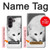 S2569 White Arctic Fox Case For Samsung Galaxy Z Fold 8 Ultra