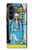 S2837 The High Priestess Vintage Tarot Card Case For Samsung Galaxy Z Fold 8 Ultra