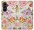 S3035 Sweet Flower Painting Case For Samsung Galaxy Z Fold 8 Ultra