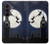 S3249 Peter Pan Fly Full Moon Night Case For Samsung Galaxy Z Fold 8 Ultra