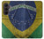 S3297 Brazil Flag Vintage Football Graphic Case For Samsung Galaxy Z Fold 8 Ultra