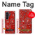 S3354 Red Classic Bandana Case For Samsung Galaxy Z Fold 8 Ultra