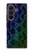 S3366 Rainbow Python Skin Graphic Print Case For Samsung Galaxy Z Fold 8 Ultra