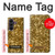 S3388 Gold Glitter Graphic Print Case For Samsung Galaxy Z Fold 8 Ultra