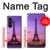 S3447 Eiffel Paris Sunset Case For Samsung Galaxy Z Fold 8 Ultra