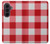 S3535 Red Gingham Case For Samsung Galaxy Z Fold 8 Ultra